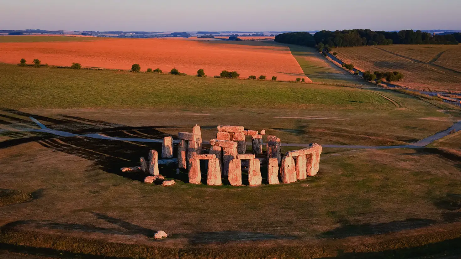 Stonehenge in the sun