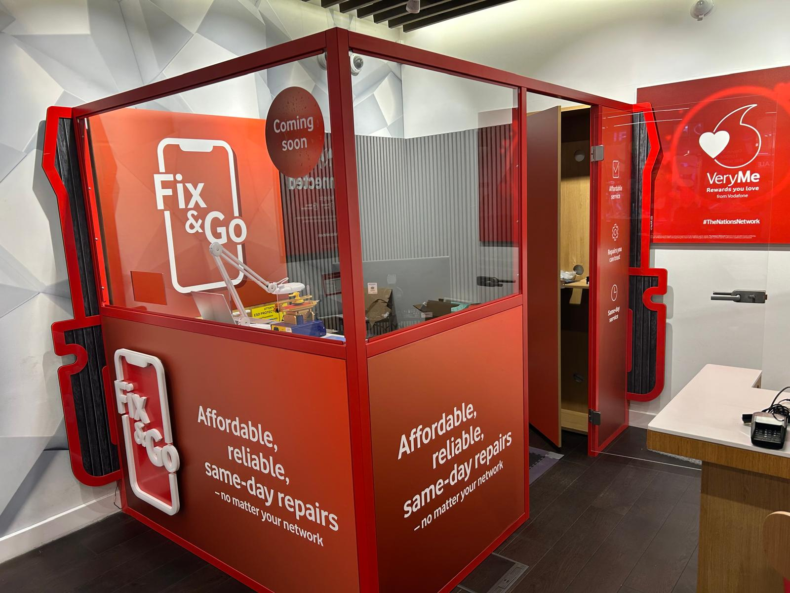 Fix & Go services at London Stratford store