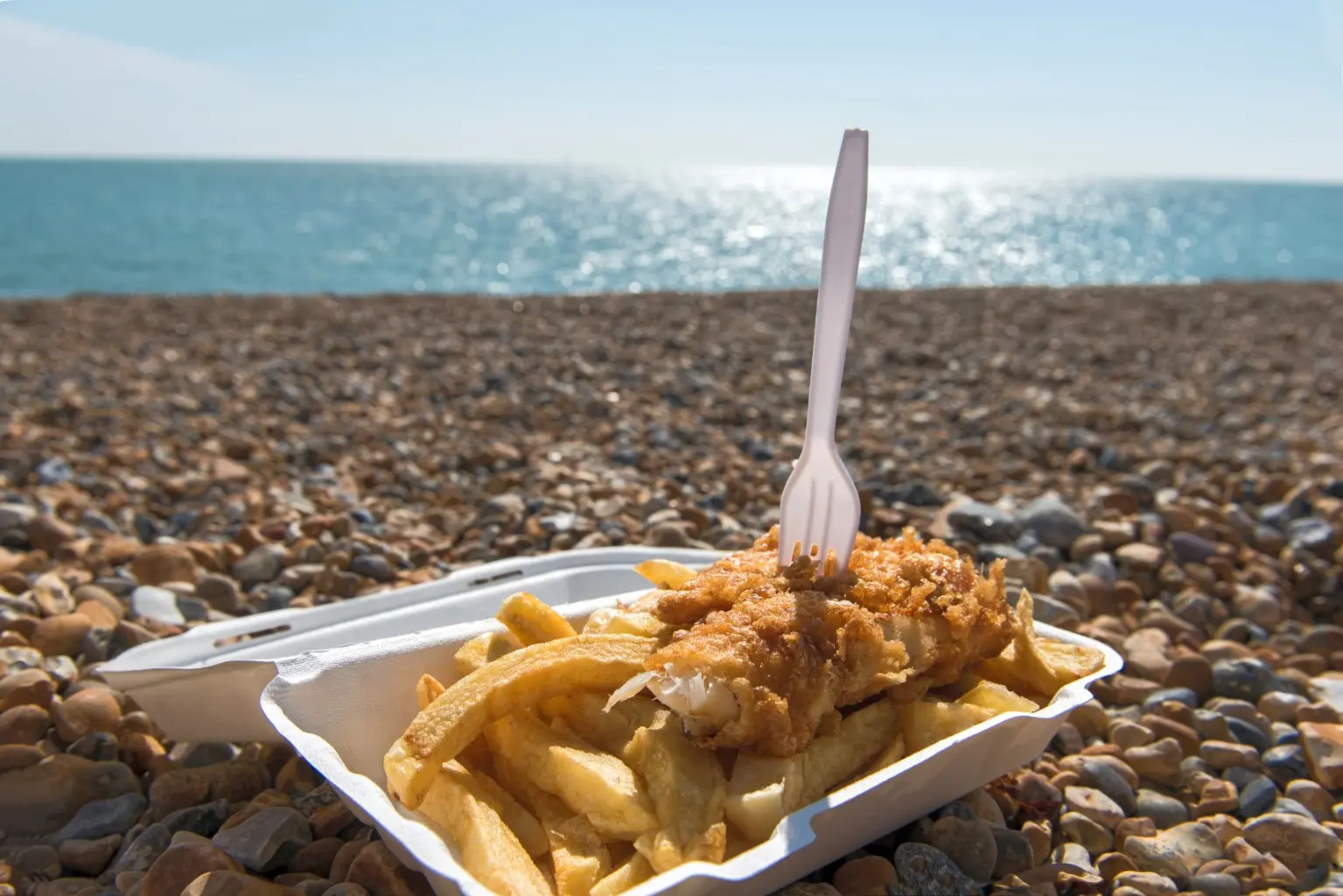 FIsh and chip on bebble beach