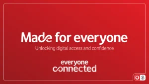 VodafoneThree Made For Everyone graphic