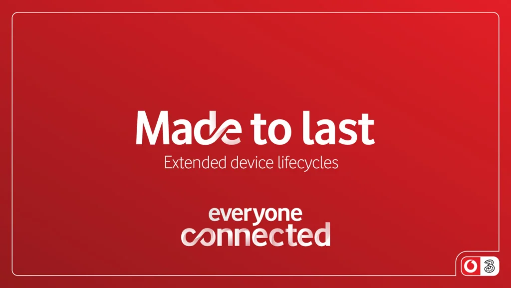 VodafoneThree Made To Last graphic